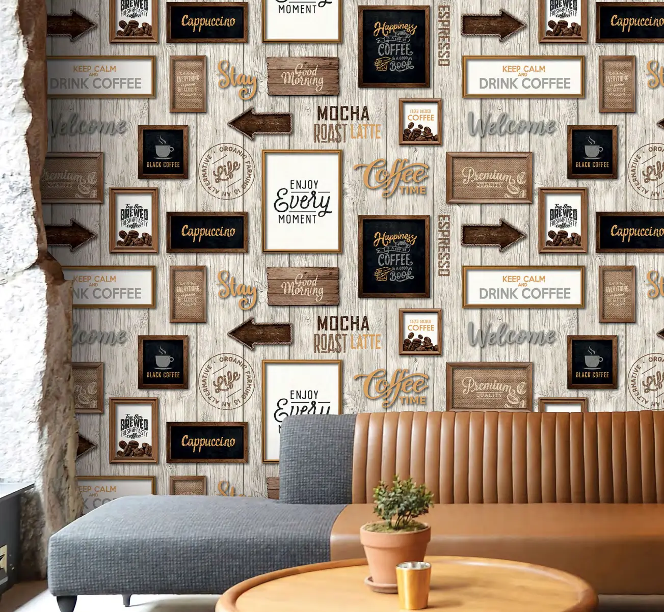 Custom wall mural wallpaper for statement feature wall in living room Hyderabad