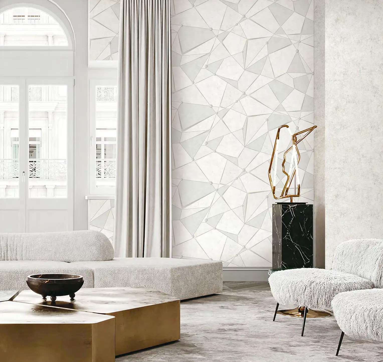 Premium designer wallpapers collection with 3D textured and floral designs for modern home interiors Hyderabad